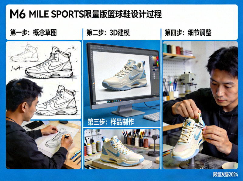 M6 MILE SPORTS 限量版篮球鞋设计过程展示